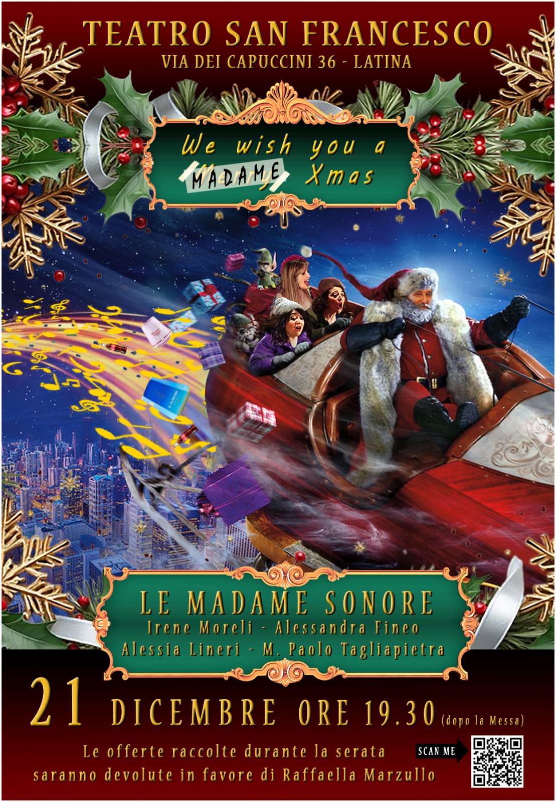 Al momento stai visualizzando We wish you a Madame Xmas – DOMENICA 21 DICEMBRE ORE 19.30